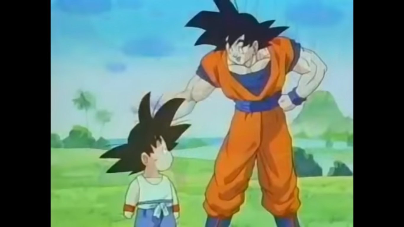 Dragon Ball: el día que Goku adulto conoció a Goku niño
