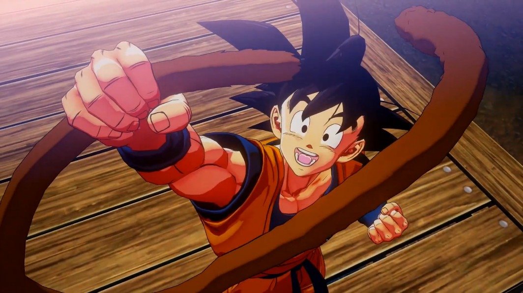 Goku se quita y vuelve a poner la cola en Dragon Ball Z: Kakarot?