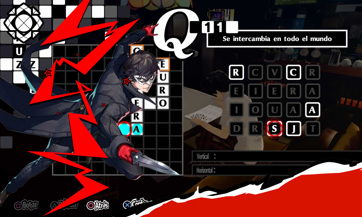 Persona 5 Royal crucigramas