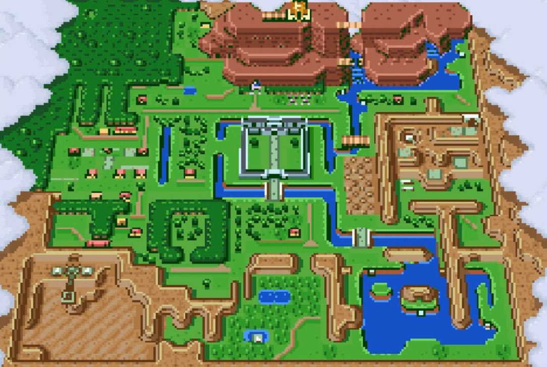 Zelda mapa Animal Crossing