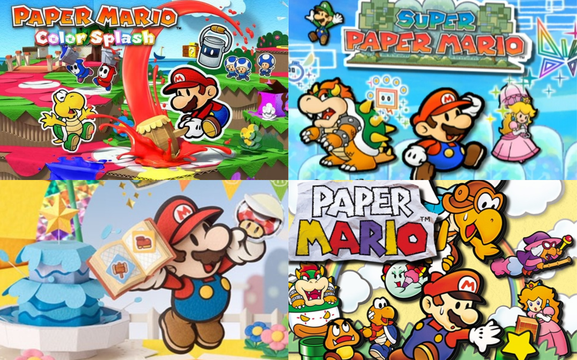 Refinar Tratado En honor Top de juegos de Paper Mario, según la calidad del papel