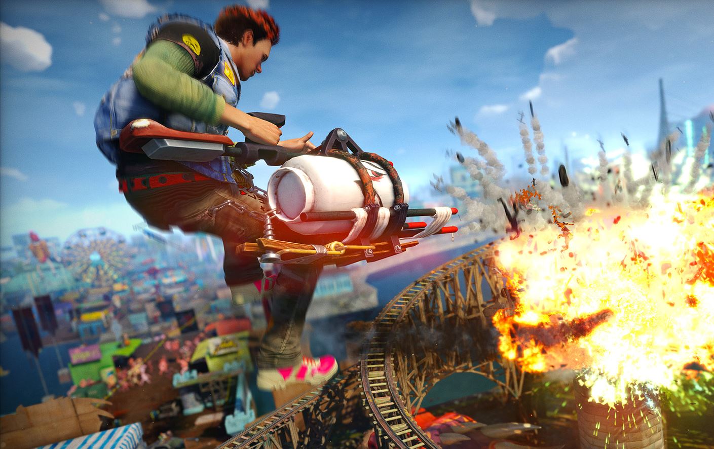sunset overdrive ps4 ps5 playstation