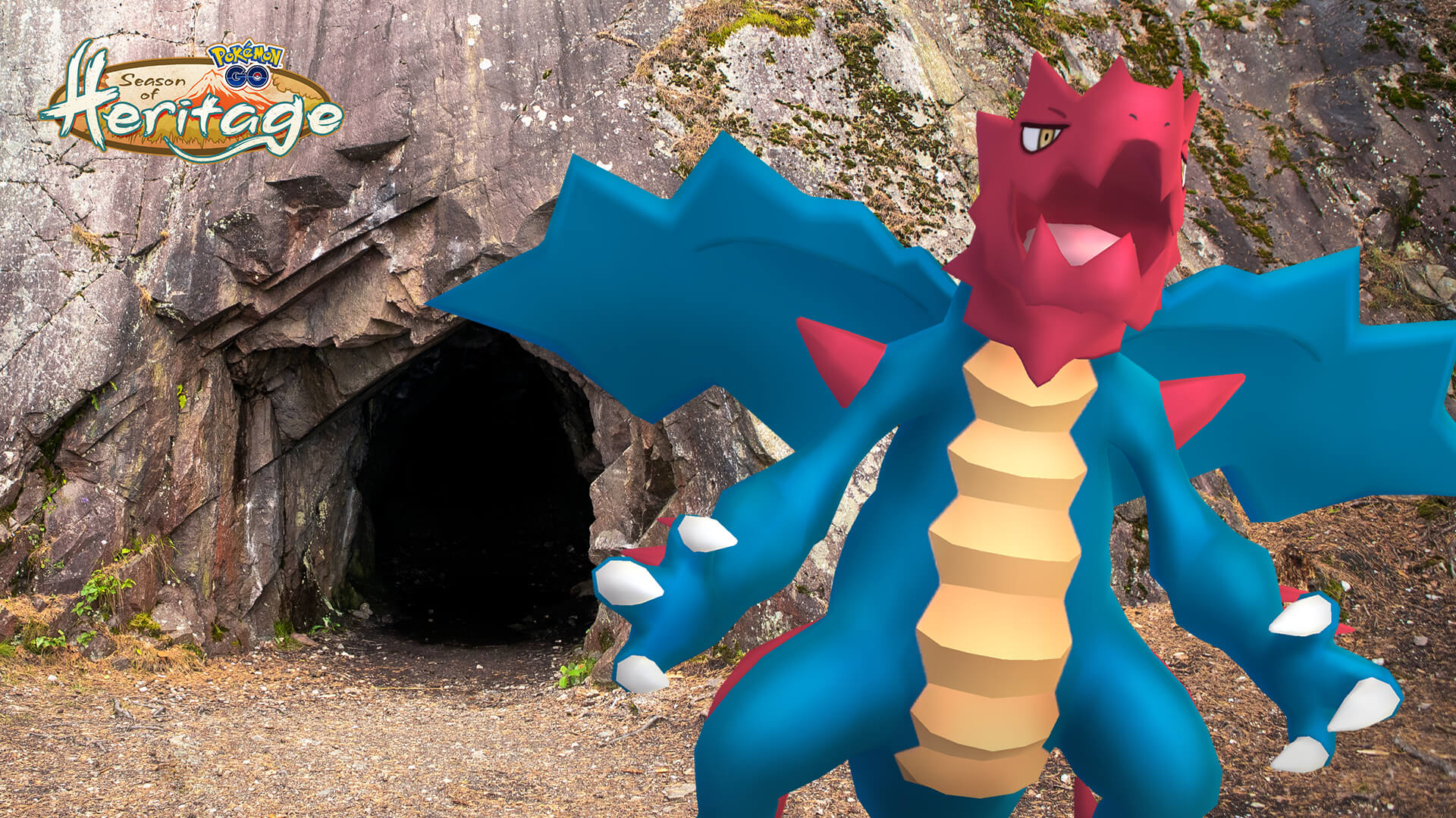 Druddigon llega a Pokémon GO como parte de la Temporada del Legado en el Descenso Duodraco