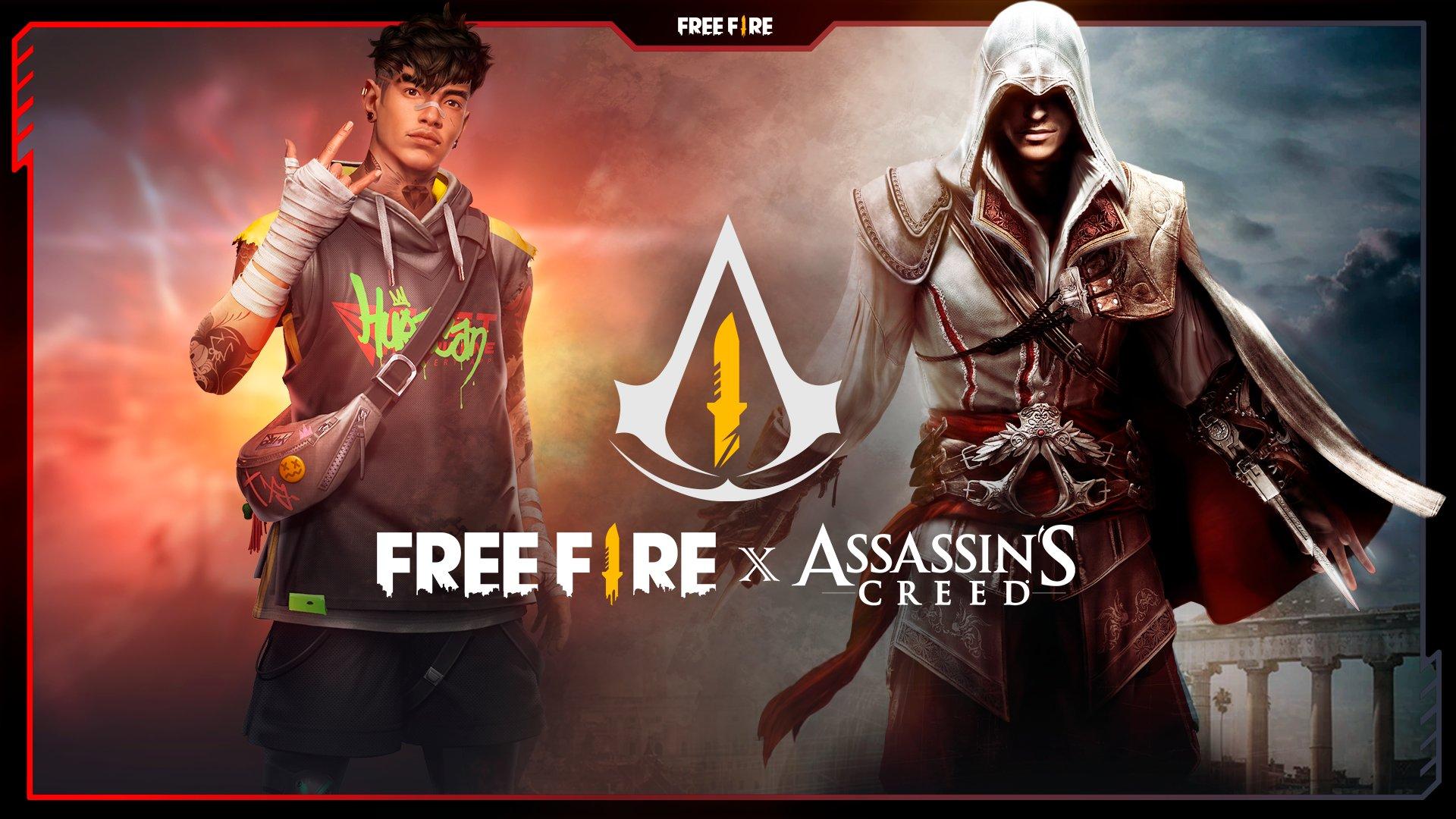 Se filtran detalles de la colaboración de Free Fire con Assassin's Creed