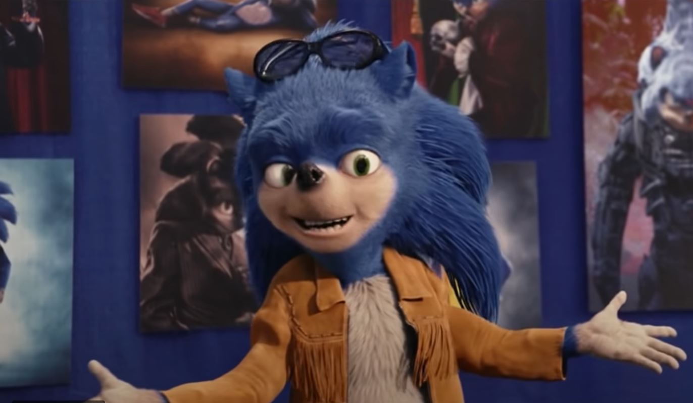 El diseño original y feo de Sonic regresó en la película de Chip y Dale