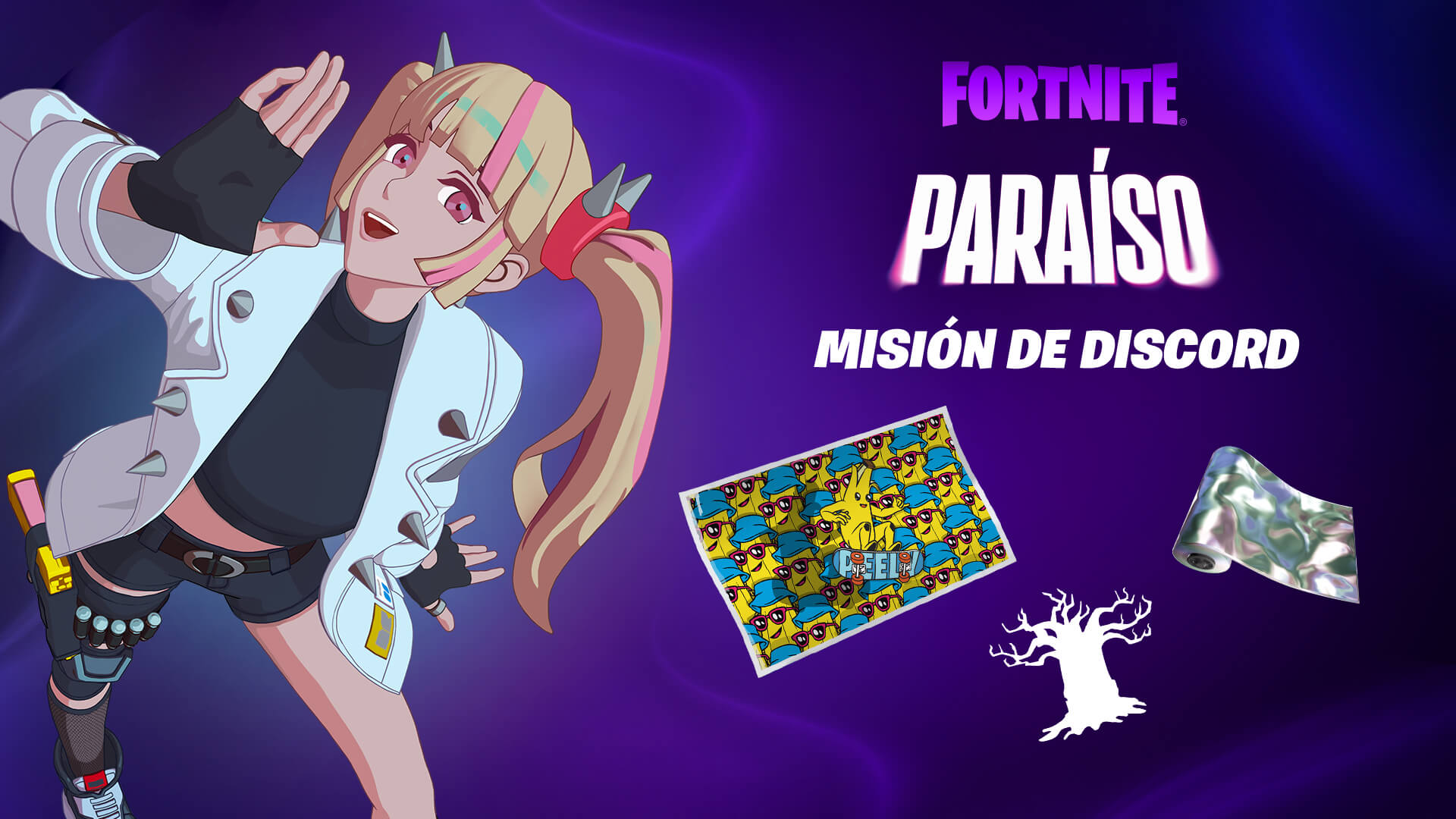 Fortnite: gana recompensas completando las misiones Paraíso de Discord