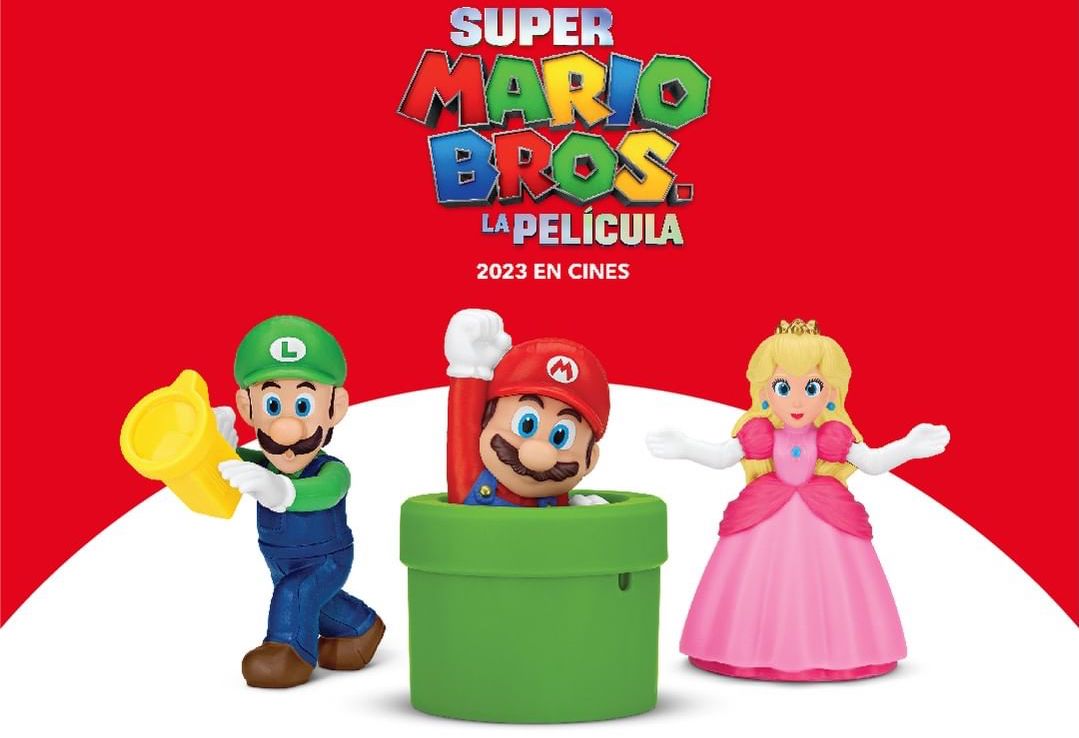 Sorprendido cámara Descriptivo Super Mario Bros: La película adelanta sus juguetes en la Cajita Feliz de  McDonald's